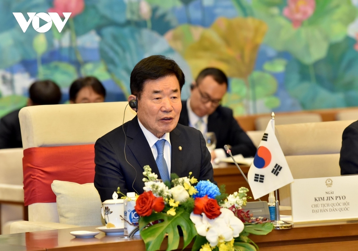 Top RoK legislator Kim Jin-pyo concludes Vietnam visit